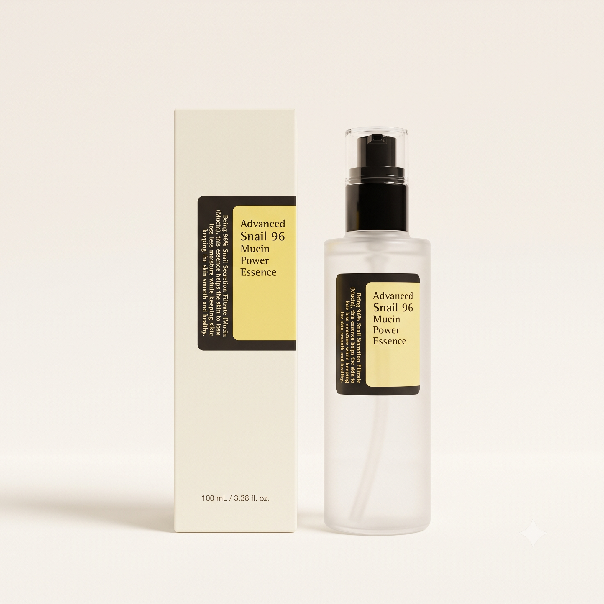 Miyul Snail Mucin Serum – Flasche mit Verpackung, 100 ml